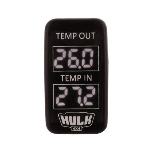 Hulk Toyota Early Dual Vehicle Temperature Meter 12v White Illumination