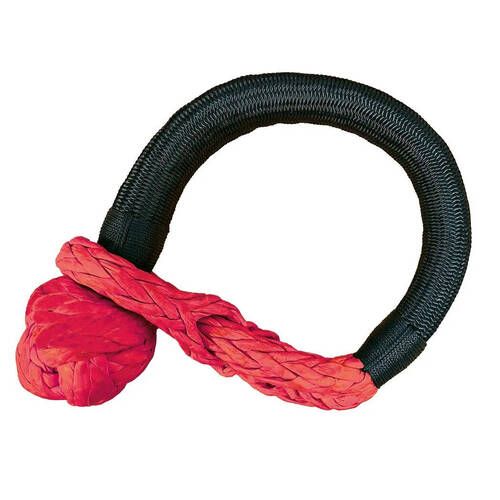 Hulk 21T Compact Off-Road Vehicle Recovery Soft Shackle Red/Black