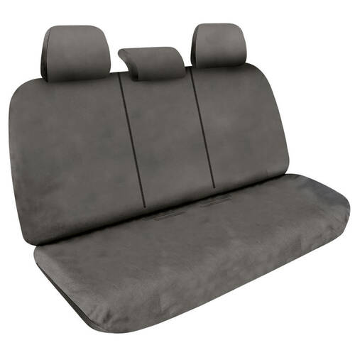 Hulk Holden Colorado LTZ Dual Cab RG & Isuzu DMAX TFS SX Rear Seat Covers Grey
