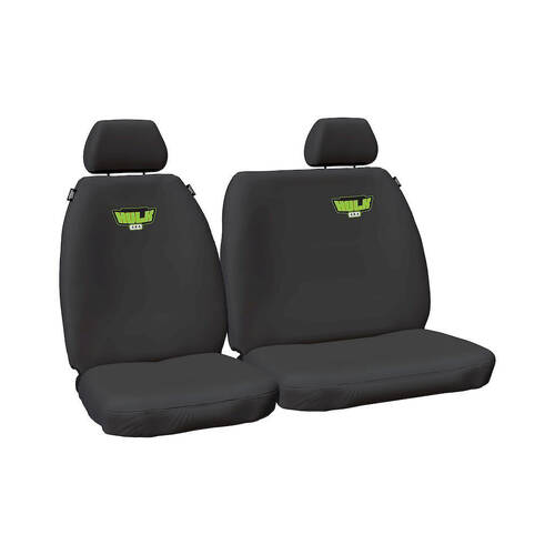 Hulk Toyota LandCruiser 70 Series Troop Carrier VDJ78R Front Seat Covers Black