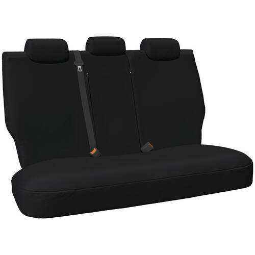 Hulk Toyota Landcruiser Prado Canvas Rear Middle Seat Covers Black