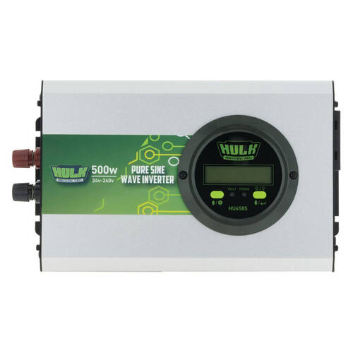 Hulk Pro Pure Sine Wave Power Inverter 24VDC to 240VAC True 500W