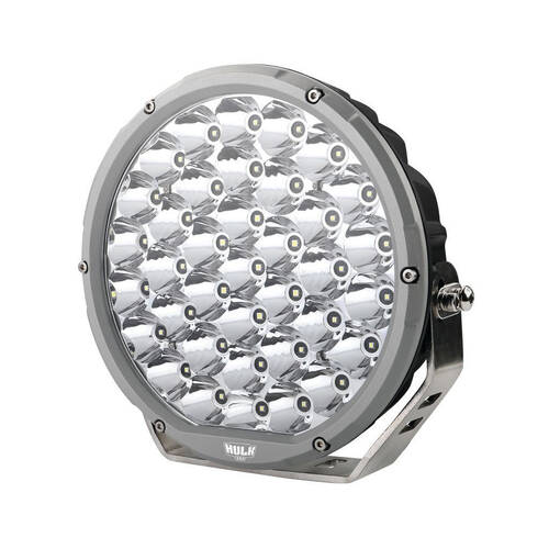 Hulk Round LED Off-Road Vehicle Driving Light 9inch Silver Bezel