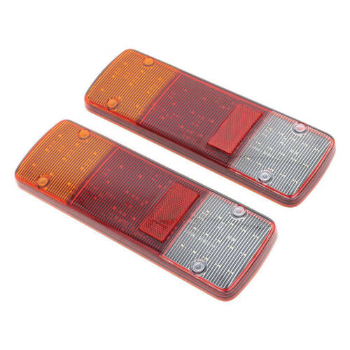 2pc Hulk LED Stop/Tail/Indicator/Reverse Lamps w/ 400mm Lead 12/24V