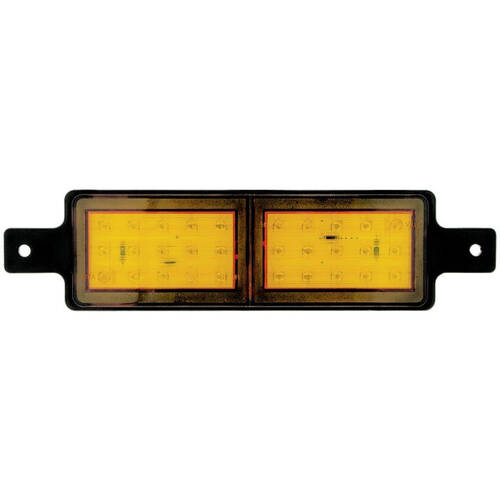 Hulk LED Front Direction Indicator Bull Bar Lamp 226x57mm Amber