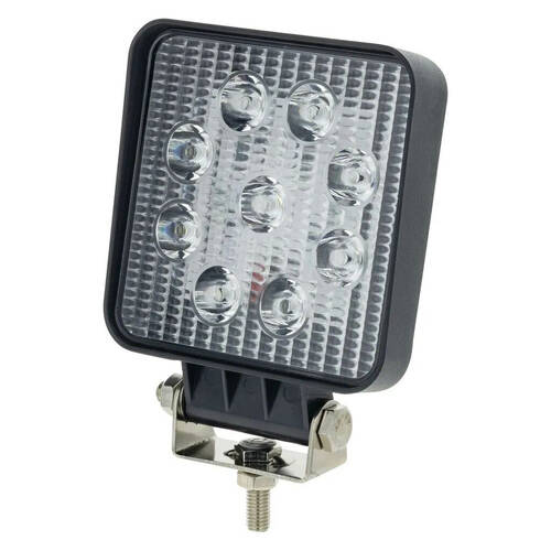Hulk Square LED Flood Beam Worklamp Light 27W 10-30V 4.3" 110mm