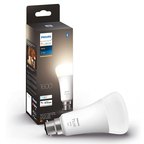 Philips Hue White Light Bulb/Globe 15.5W A67 B22