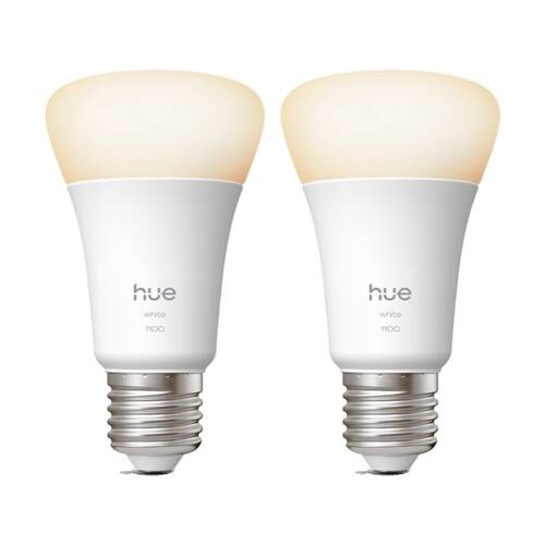 2PK Philips Hue 9.5W A60 V2 Smart LED Warm White Lightbulb E27