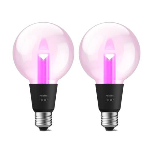 2PK Philips Hue White/Colour Ambience Lightguide G95 Smart LED Lightbulb E27
