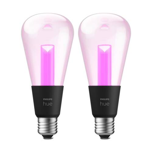 2PK Philips Hue White/Colour Ambience Lightguide ST72 Smart LED Lightbulb E27