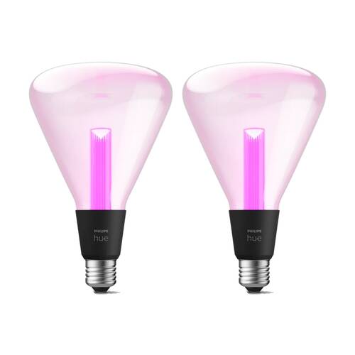 2PK Philips Hue White/Colour Ambience Lightguide Triangle Smart Lightbulb E27