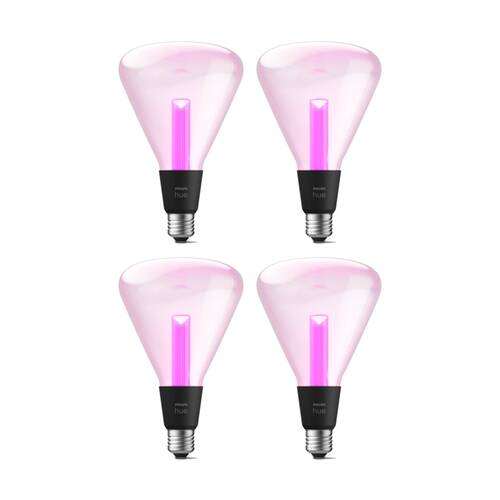 4PK Philips Hue White/Colour Ambience Lightguide Triangle Smart Lightbulb E27