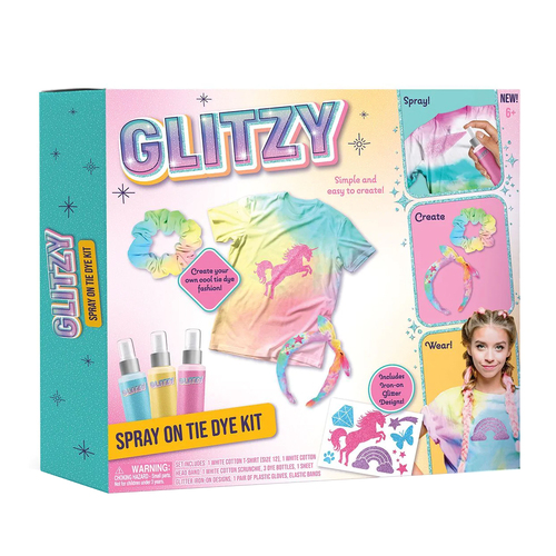 Glitzy Spray Tie Dye Kit 6+