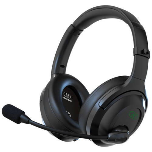 AceZone A-Blaze Hybrid ANC Bluetooth Wireless PC Gaming Headset Black