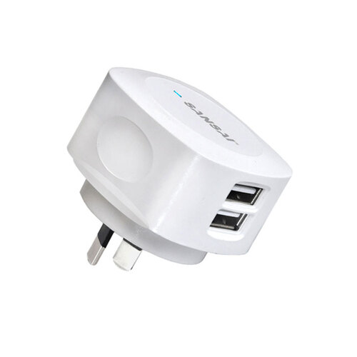 Sansai 2 USB-A Wall Charger 3.1A Assorted