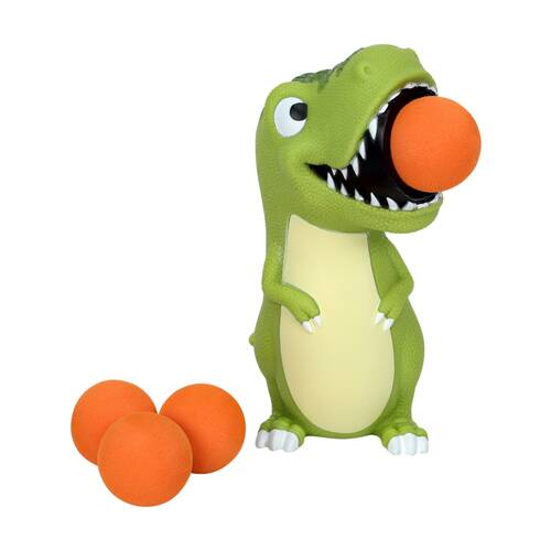  Hog Wild T-Rex Popper Soft Foam Ball Shooter Indoor/Outdoor Fun Toy