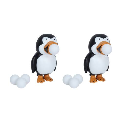 2PK  Hog Wild Penguin Popper Soft Foam Ball Shooter Indoor/Outdoor Fun Toy