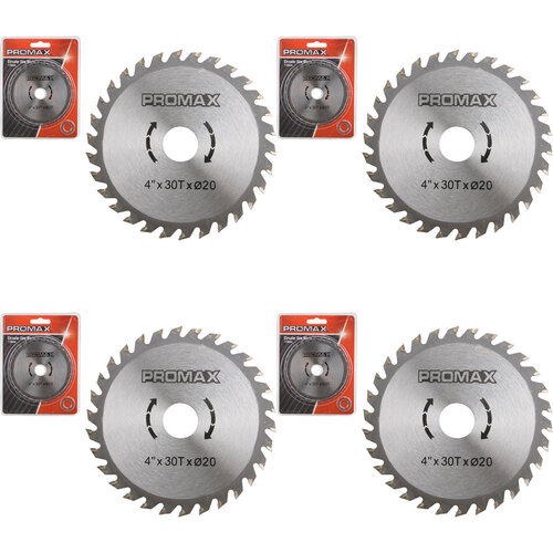 4PK Promax Circular Metal Saw Blade Precision Cut 11cm