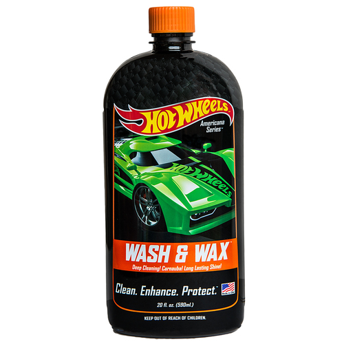 Hot Wheels Americana Series Wash & Wax w/ Carnauba Car Cleaner 590ml