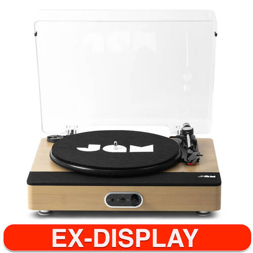 Jam Sound Stream+ Bluetooth Wooden Turntable Player