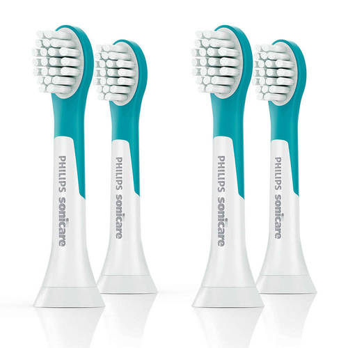 4x Philips HX6032-63 Sonicare for Kids Toothbrush Replacement Heads