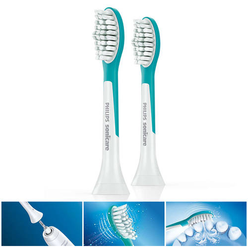 Philips HX6042/63 Sonicare 2pc Replacement Heads For Kids 7+