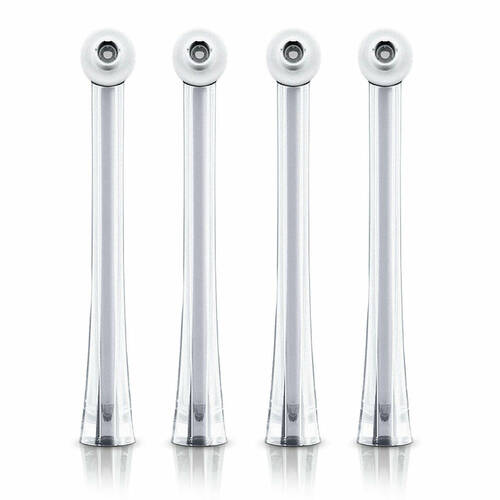 4pc Philips HX8032-05 Replacement Nozzle for AirFloss Ultra - Silver