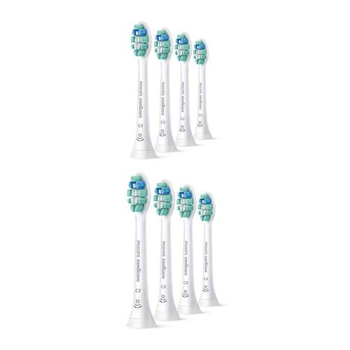 8pc Philips C2 Optimal Plaque Defence Electric Toothbrush Replacement Heads