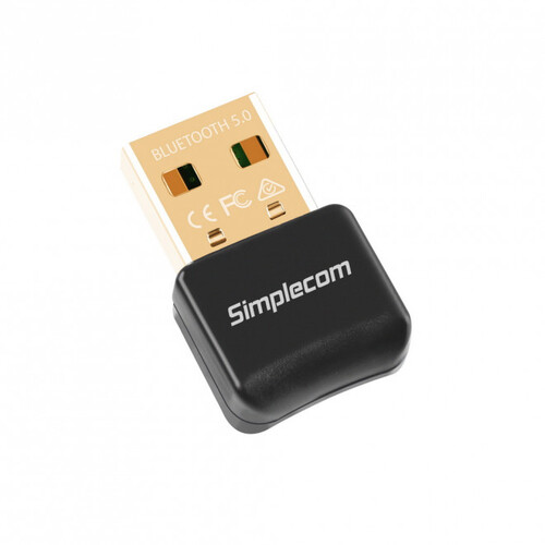 Simplecom 2cm NB409 USB Bluetooth 5.0 Adapter Wireless Male Dongle