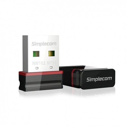 Simplecom 2cm NW102 N150 Nano Male USB WiFi 2.4GHz Wireless Adapter