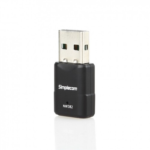 Simplecom NW382 Mini Wireless USB Male WiFi Adapter Connector