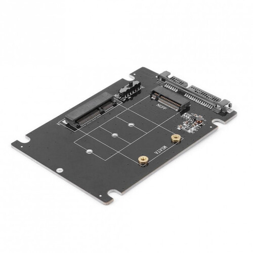 Simplecom SA207 2-in-1 Combo Adapter For mSATA + M.2 NGFF to SATA