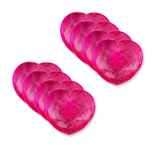 8PK Smooshos Super Squeeze Gid Heart Soft Compact Multi-Coloured Squishy Toy Assorted