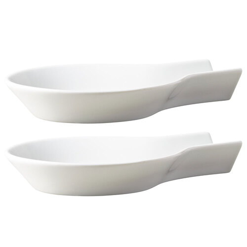 2PK Maxwell & Williams Epicurious Spoon Rest - White