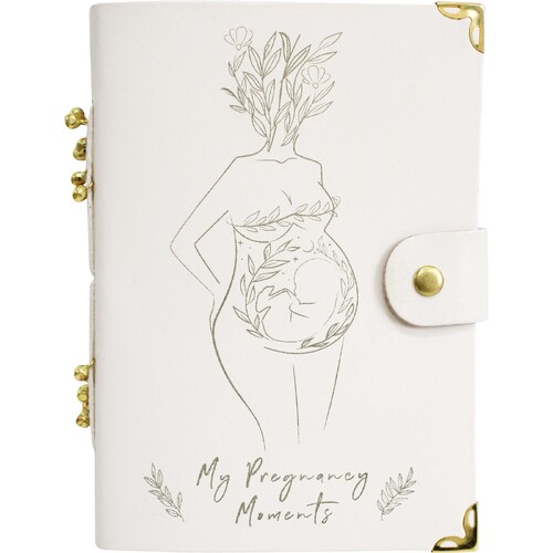 LVD Leather 18x13cm Pregnancy Moments Paper Notebook Personal Diary
