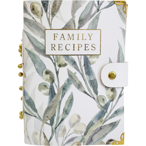 LVD Leather Note Book Family Recipies Stylish Hard Cover Journal/Diary