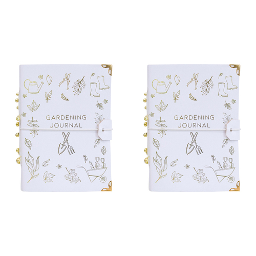 2PK LVD Leather Note Book Garden Journal Stylish Hard Cover Journal/Diary