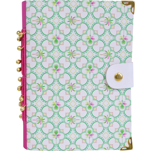 LVD Leather Notebook Writing Stationery 18x13cm - Moroccan Mojito