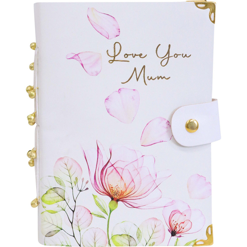LVD Leather Notebook Writing Stationery 18x13cm - Love Mum