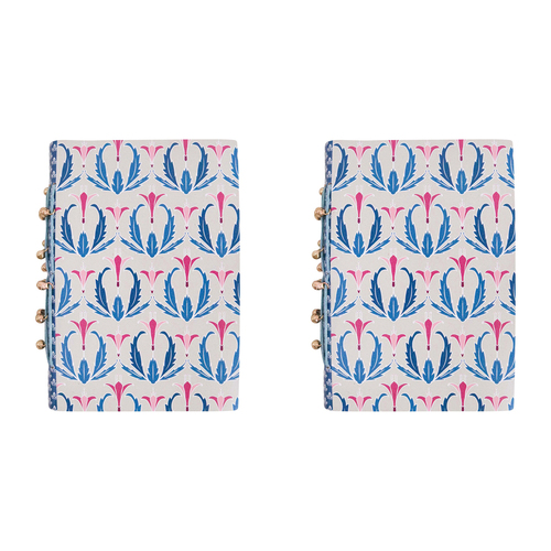 2PK LVD Recycled Leather Note Book Jaya Stylish Hard Cover Journal/Diary