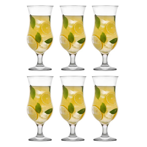 6pc Artcraft Stylish Ibiza Cocktail Glass Elegant Barware 460ml Clear