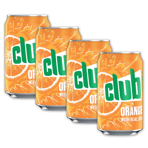 4PK Club Orange Drink 330Ml