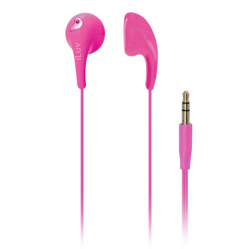 iLuv Pink Bubble Gum 2 Earphones