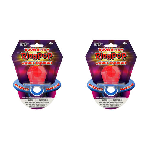 2PK Incredible Group Ring Pop Squishi Ring Toy 5.5x5.5cm - Assorted 6y+