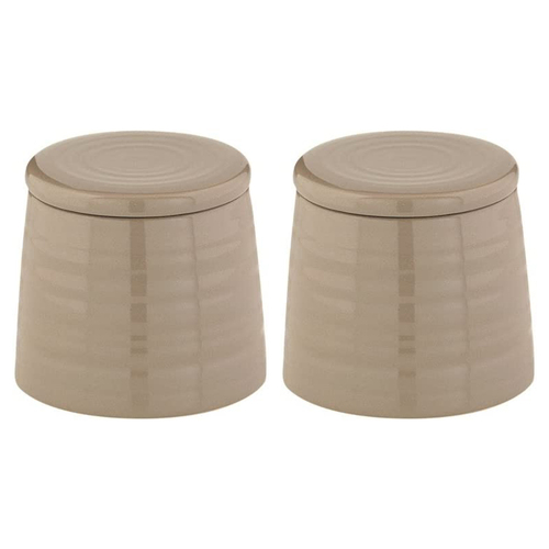 2PK Butlers Hush Bathroom Canister Mushroom 95x95x85cm