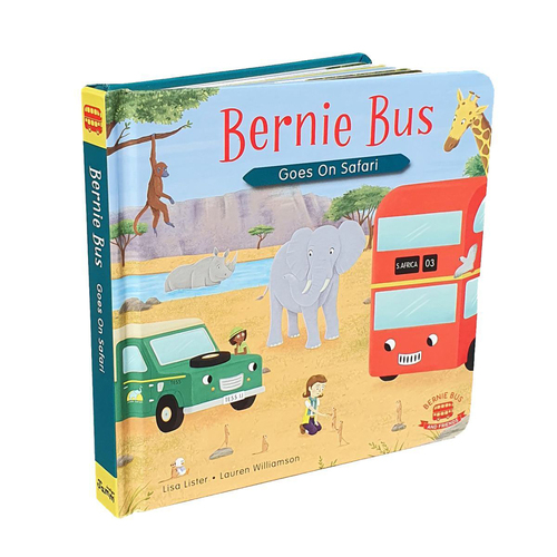 Indigo Jamm Hardcovered Short Story Book Bernie Bus Goes On Safari 12m+