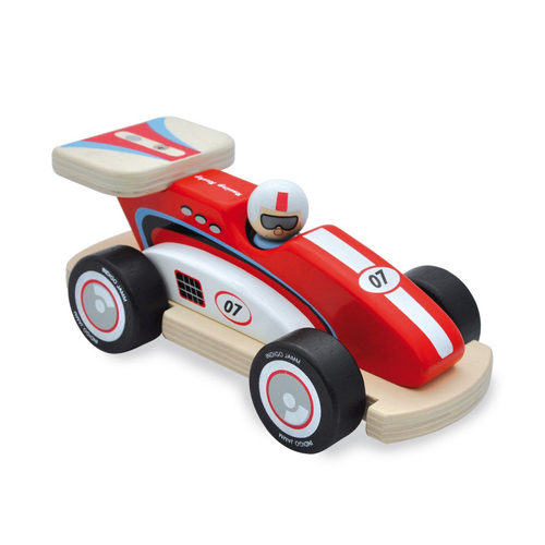 Indigo Jamm 20cm Rocky Racer Kids Wooden Toy Car 18m+