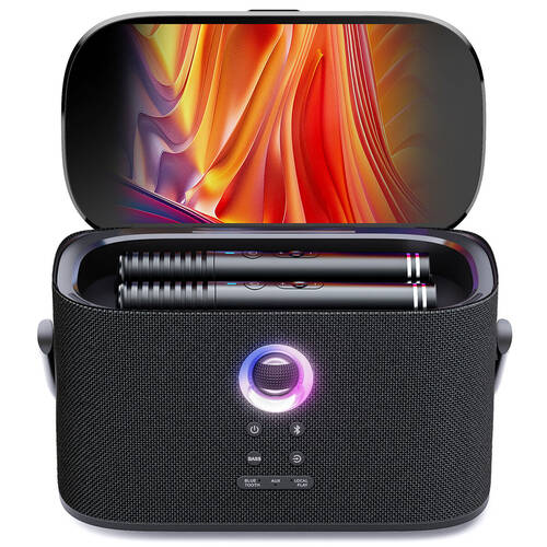 Ikarao Shell S2 Portable 140W Karaoke Speakers w/ 8" Touchscreen Display