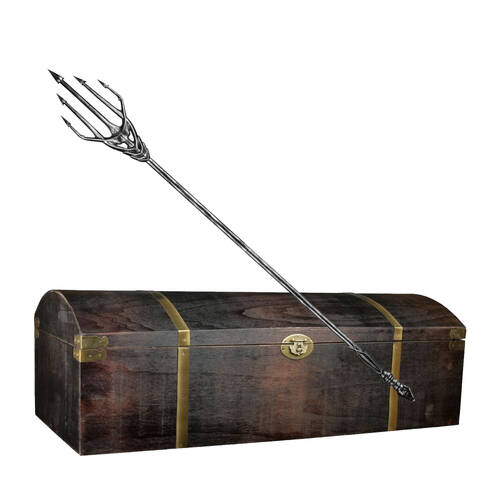 Justice League 2017 Aquaman's Trident w/ Treasure Chest
