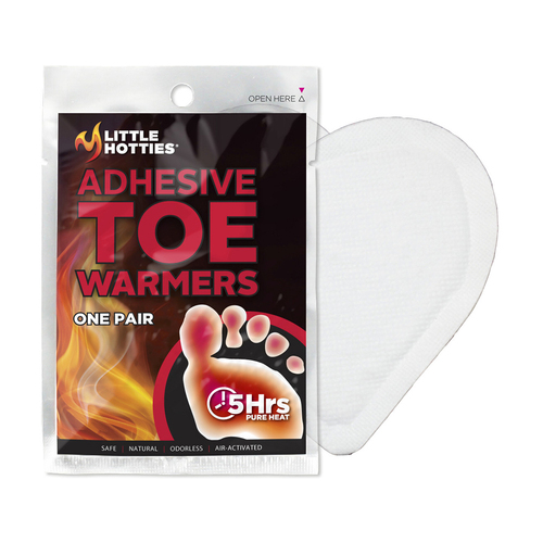 10 Pairs Little Hotties Adhesive Toe Warmers Natural Air-Activated